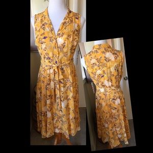 Nanette Lepore Sleeveless Yellow Dress